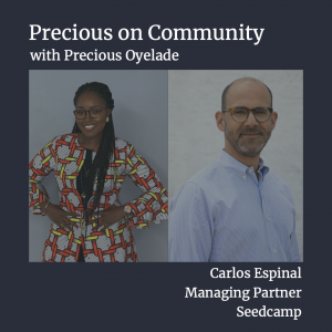 Introducing Precious on Community: What does community mean?