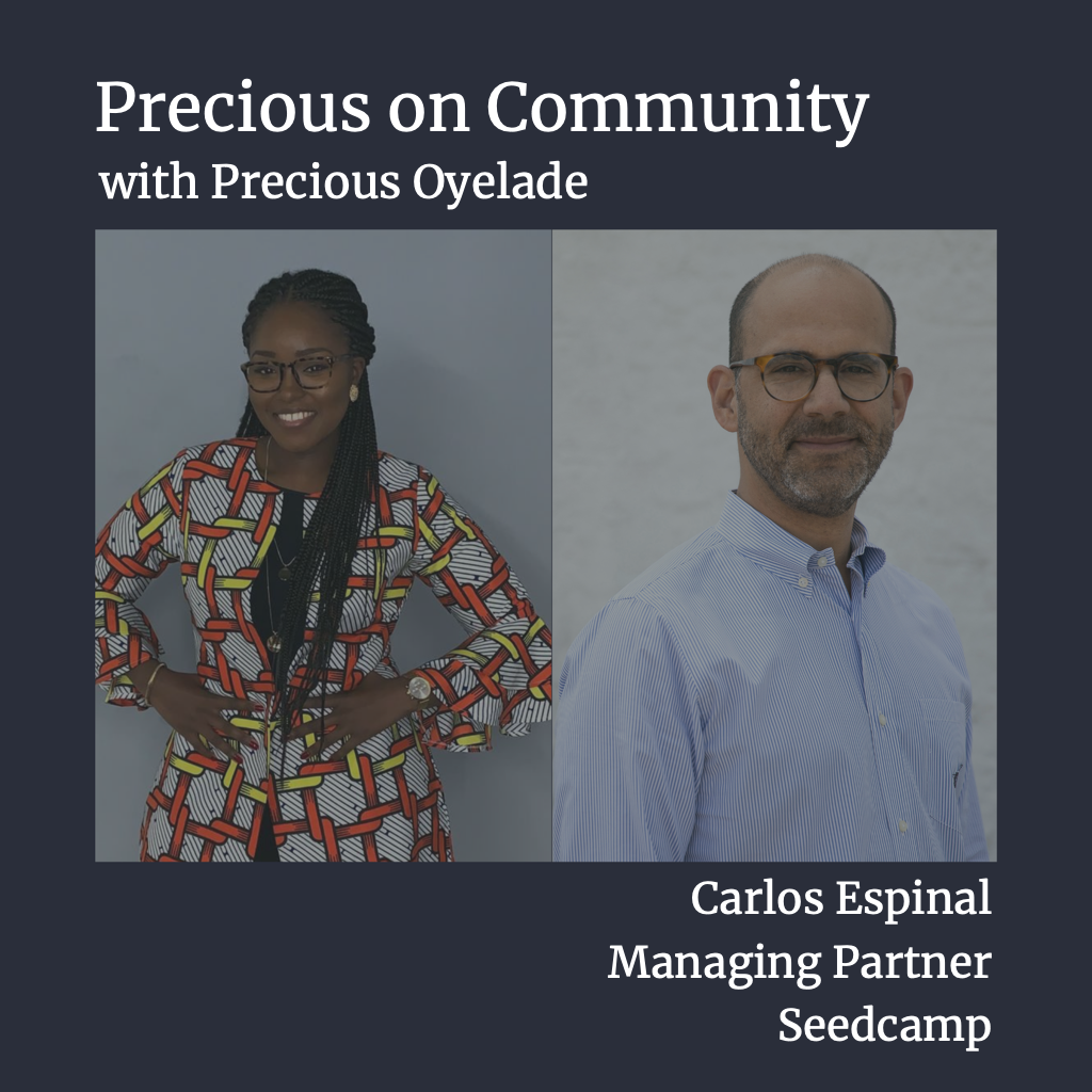 Seedcamp Sessions: Introducing Precious on Community: What does community mean?